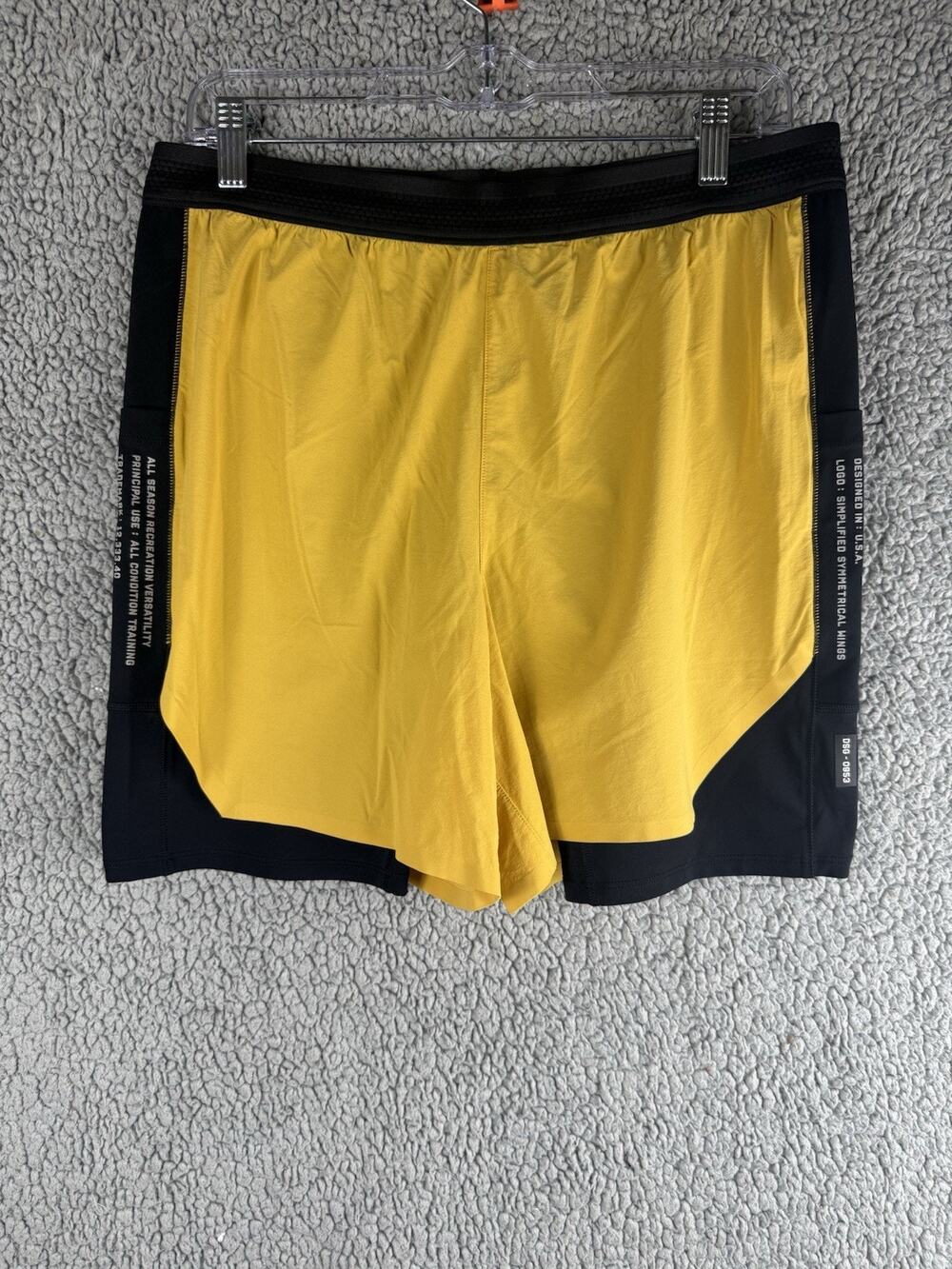ASRV AeroTex Hybrid Liner Short Men’s Size Medium In Yellow